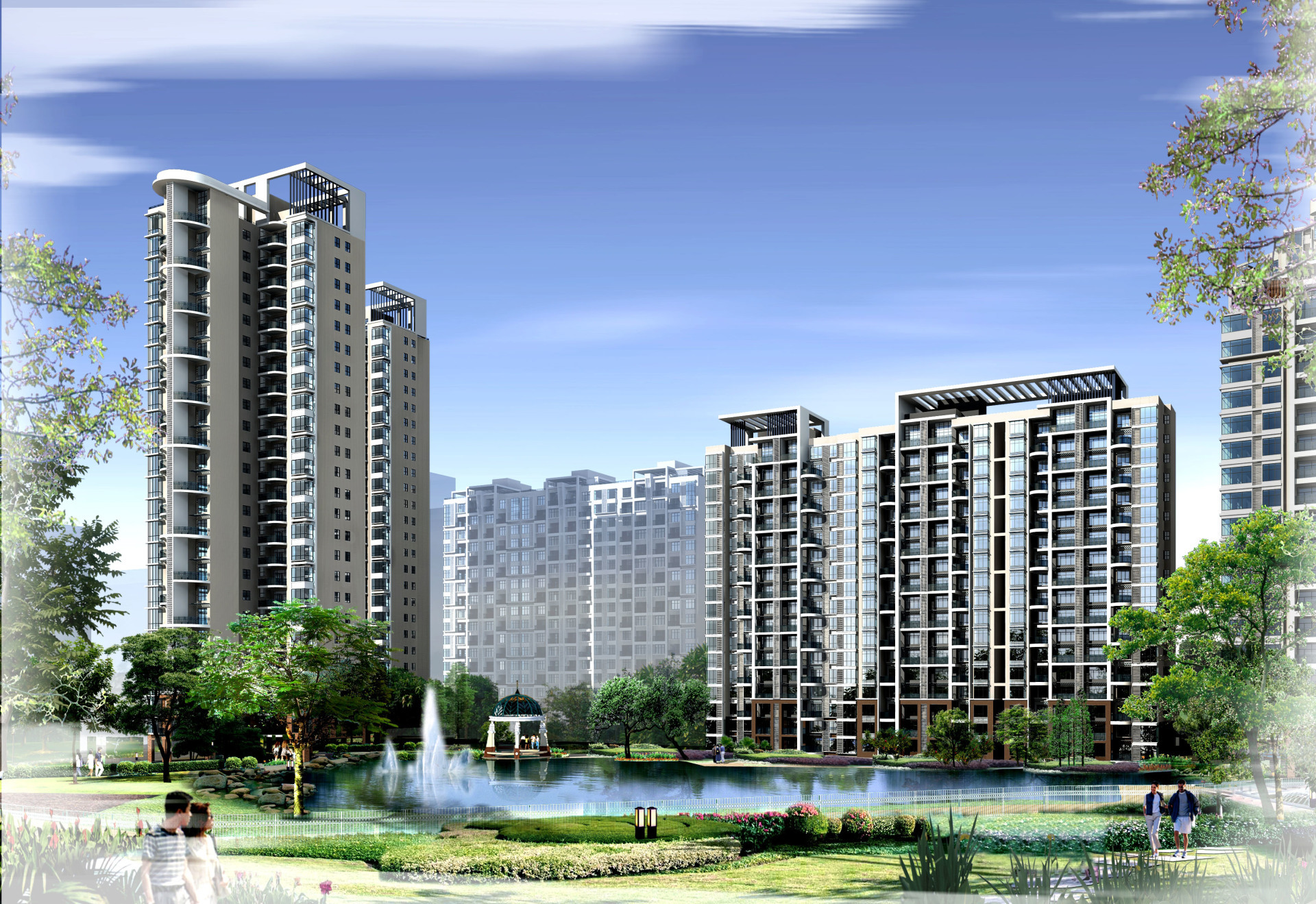 长沙泊爱蓝湾工程